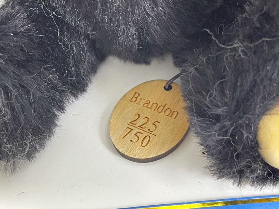 Robert Raikes Individually Carved Wooden Bear Brandon 225 Of 750 9L [Photo 4]