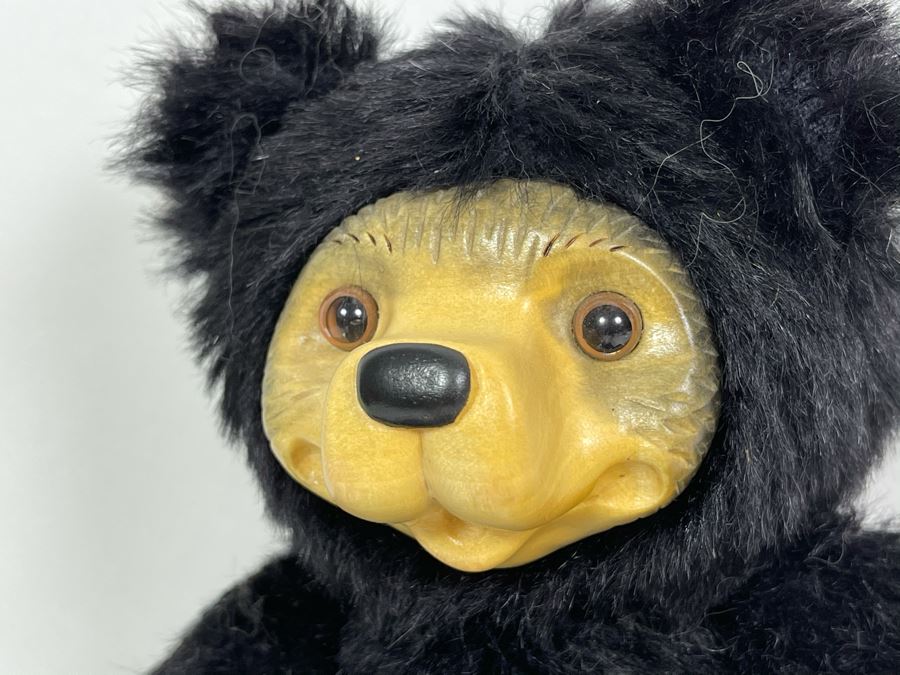 Robert Raikes Individually Carved Wooden Bear Brandon 225 Of 750 9L [Photo 5]