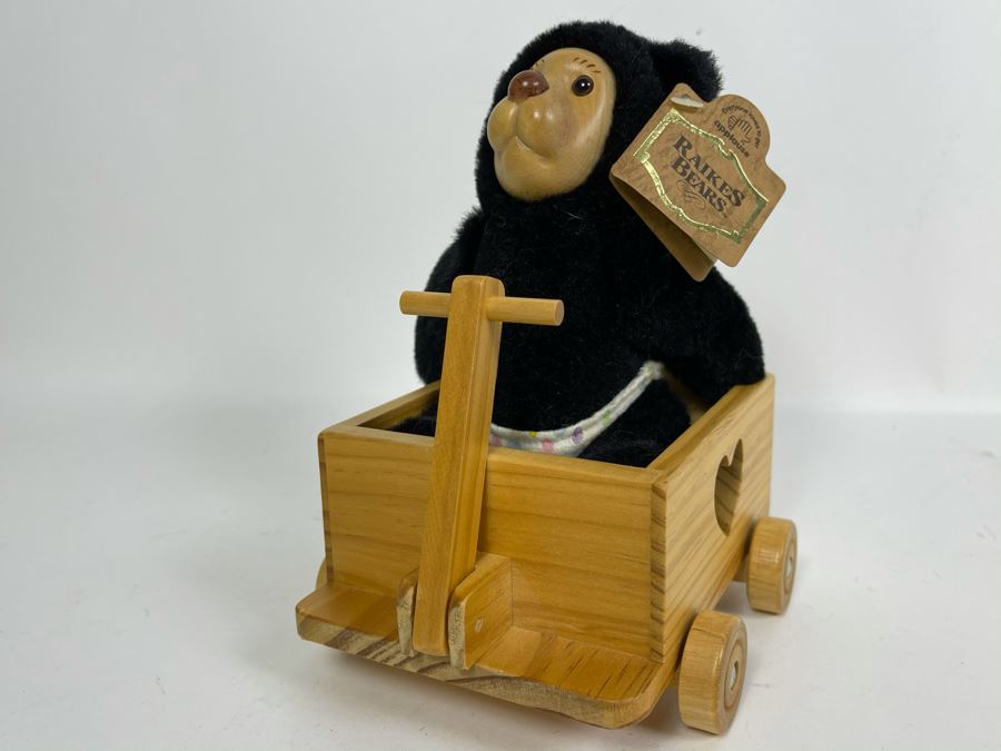 Robert Raikes Individually Carved Wooden Bear Nathan 7.5L [Photo 2]