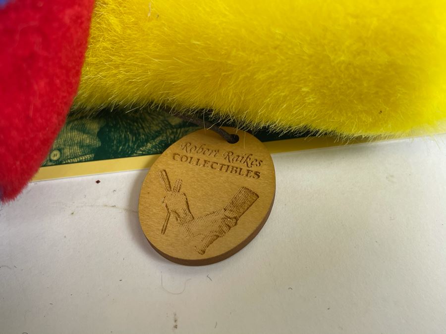 Limited Edition Robert Raikes Individually Carved Wooden Bear Ilia Clown 24 Of 750 [Photo 9]