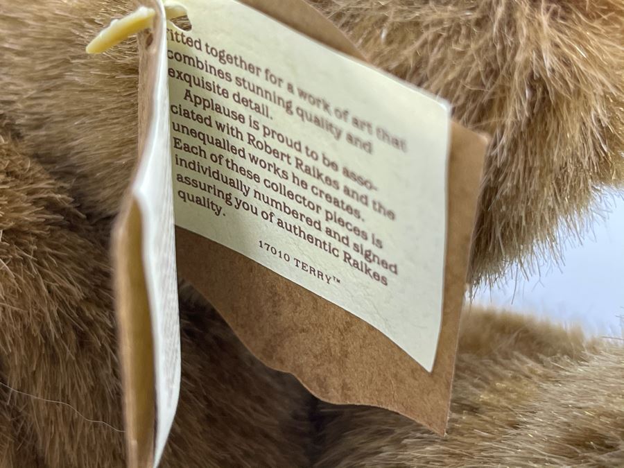 (3) Robert Raikes Individually Carved Wooden Bears: Sherwood, Terry And Nursery Miniatures [Photo 8]