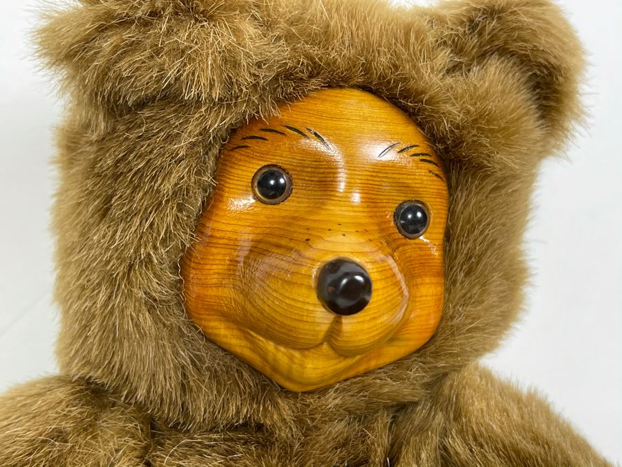 (3) Robert Raikes Individually Carved Wooden Bears: Sherwood, Terry And Nursery Miniatures [Photo 6]