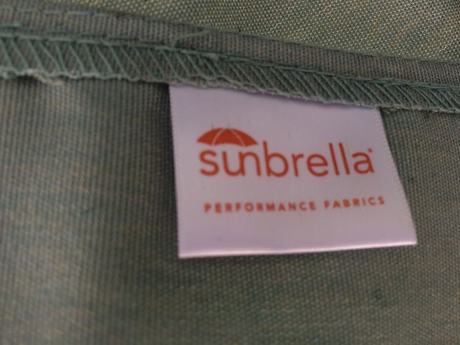 Large Outdoor Canvas Umbrella with Metal Umbrella Stand Sunbrella [Photo 5]