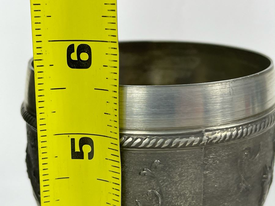 JUST ADDED - Collection Of New German Rein Zinn SKS Design Pewter Stemware Cups [Photo 16]