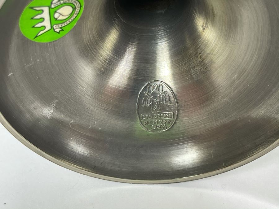 JUST ADDED - Collection Of New German Rein Zinn SKS Design Pewter Stemware Cups [Photo 14]