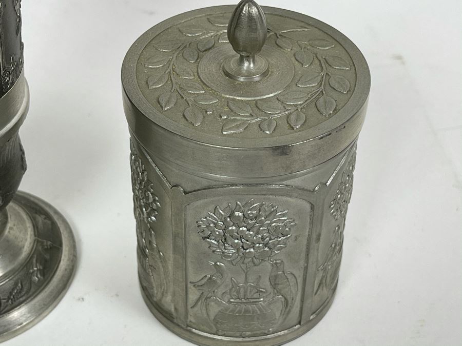 JUST ADDED - Collection Of German Rein Zinn Pewter Cups [Photo 7]