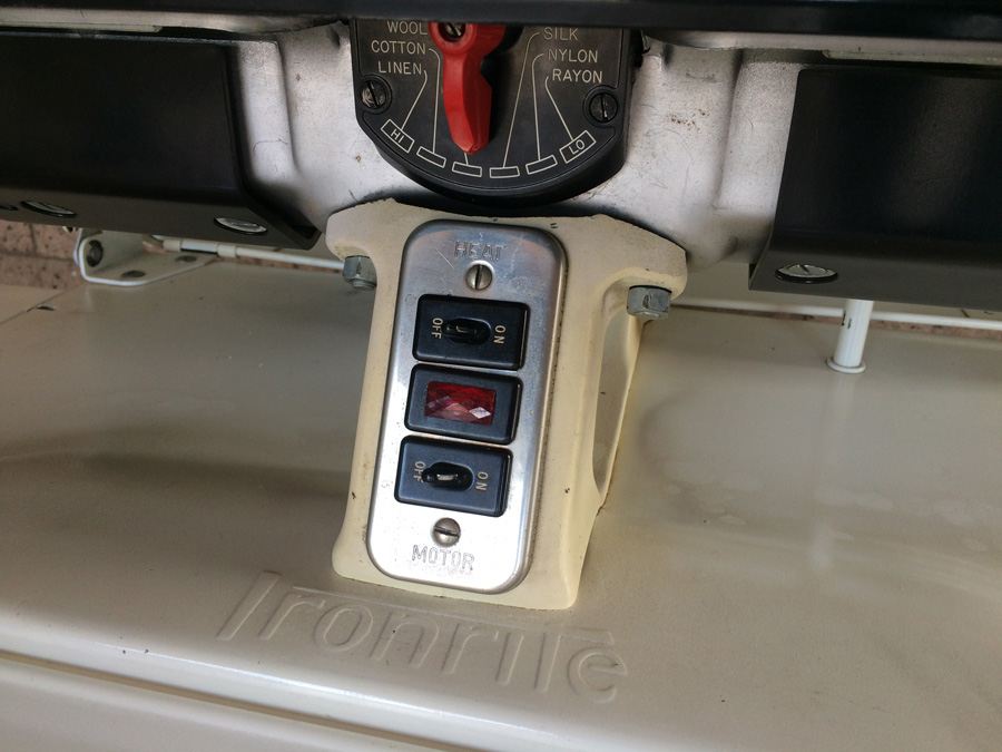 Vintage Industrial Ironrite Health Chair with Ironrite Electric Clothes Press Ironer [Photo 10]