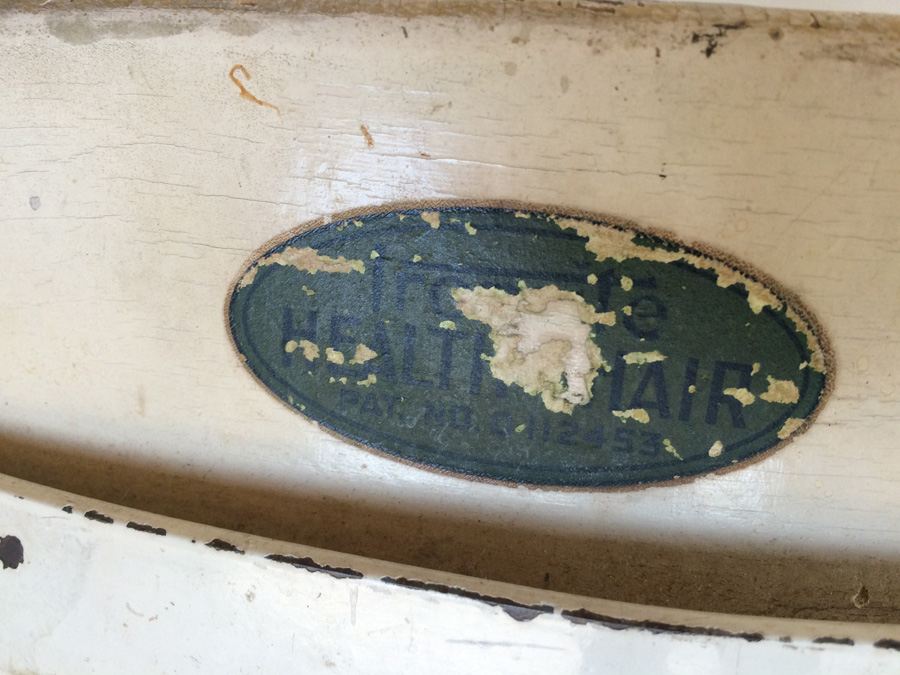 Vintage Industrial Ironrite Health Chair with Ironrite Electric Clothes Press Ironer [Photo 6]