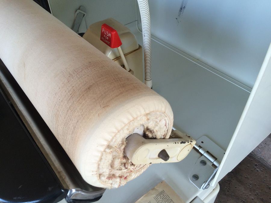 Vintage Industrial Ironrite Health Chair with Ironrite Electric Clothes Press Ironer [Photo 16]