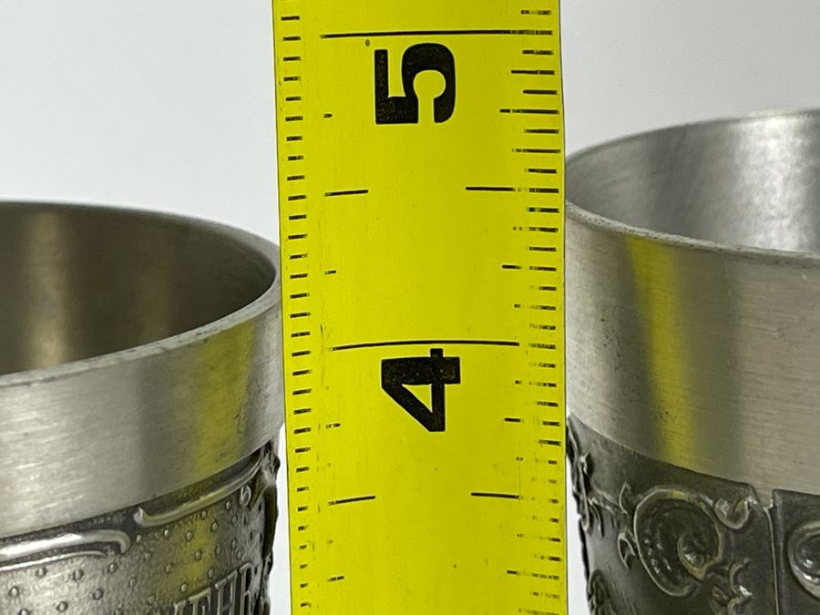 JUST ADDED - Collection Of New German Rein Zinn Pewter Cups [Photo 12]