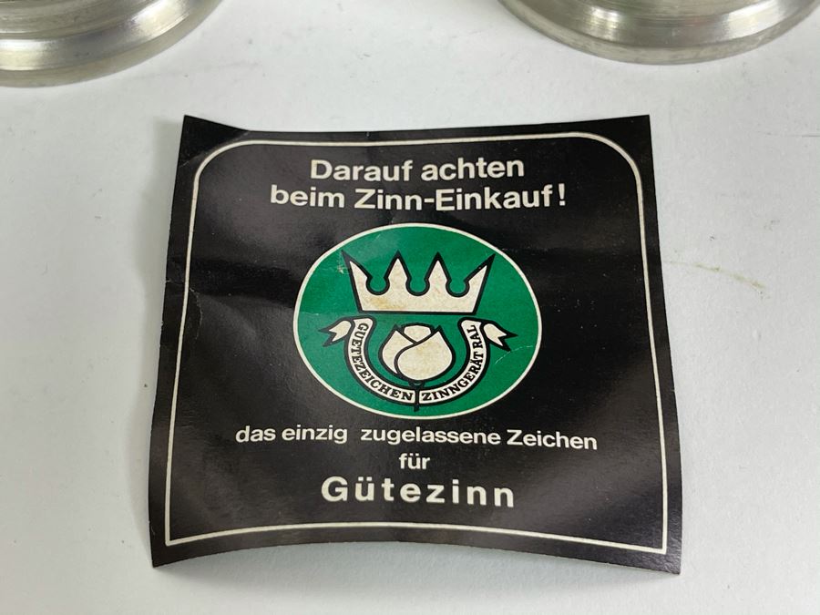 JUST ADDED - Collection Of New German Rein Zinn Pewter Cups [Photo 4]
