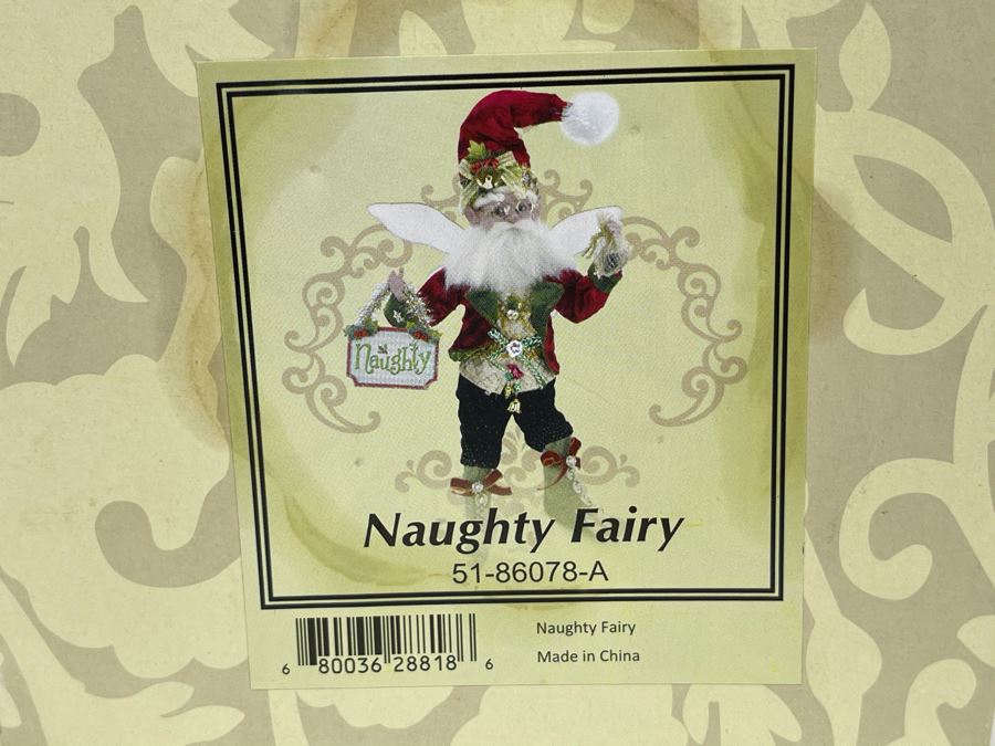 JUST ADDED - Mark Roberts Faires Limited Edition Naughty Fairy With Box (Missing Sign) 1062 Of 1250 14H [Photo 7]