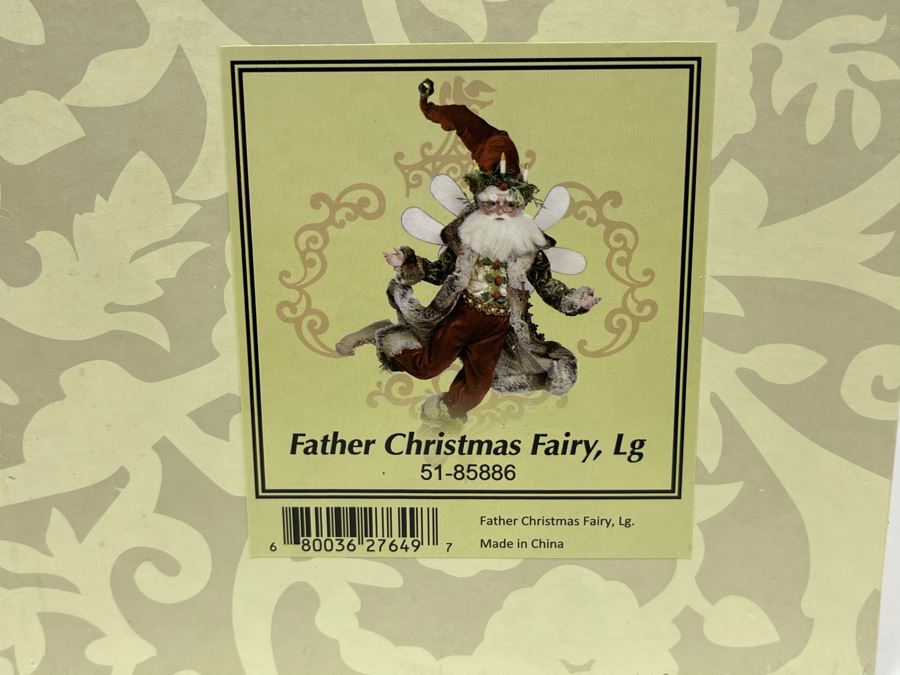 JUST ADDED - Mark Roberts Faires Limited Edition Father Christmas Fairy Large With Box 12 Of 400 20H [Photo 7]