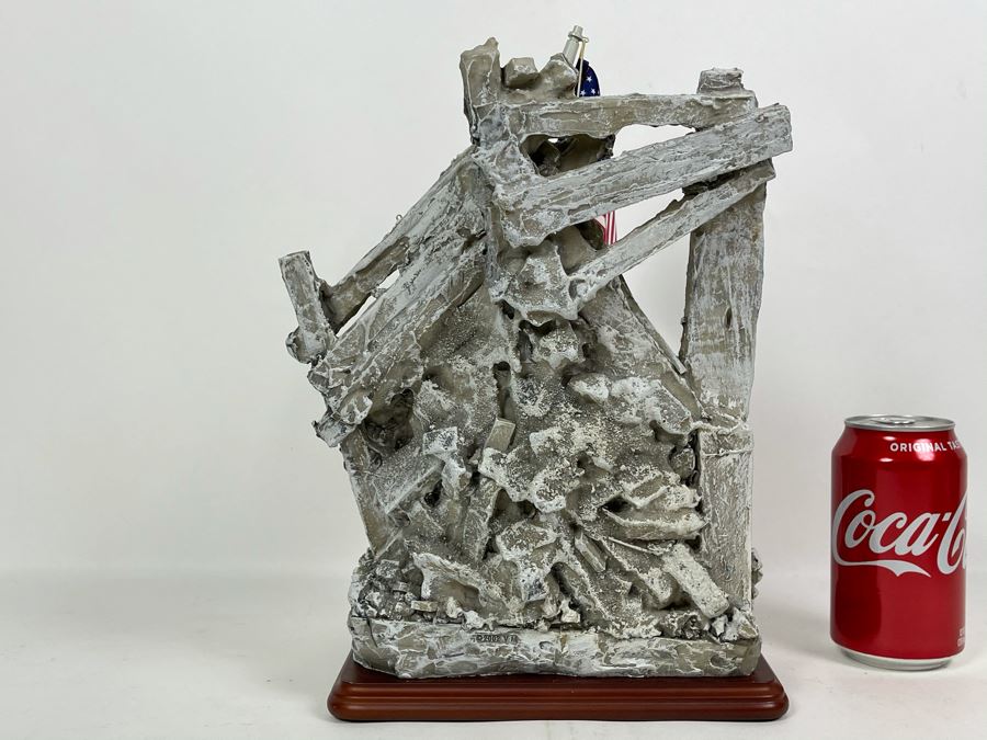 JUST ADDED - Vanmark Red Hats Of Courage Sculpture 'Images Of Hope II - In Remembrance Of September 11, 2001' Limited Edition 2172 Of 2500 8W X 7D X 13H [Photo 9]