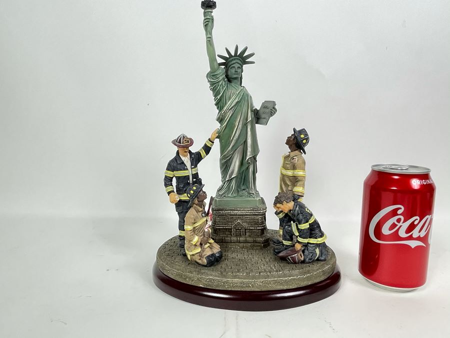 JUST ADDED - Vanmark Red Hats Of Courage Sculpture 'United We Stand' Limited Edition 8865 Of 10000 8.5W X 6D X 12H [Photo 2]