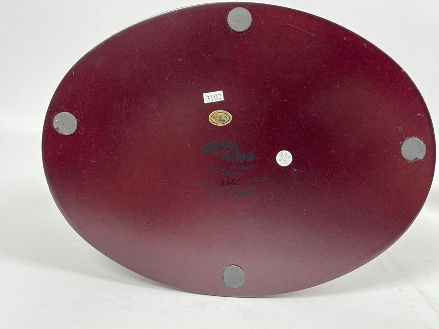 JUST ADDED - Vanmark Red Hats Of Courage Sculpture 'United We Stand' Limited Edition 8865 Of 10000 8.5W X 6D X 12H [Photo 11]