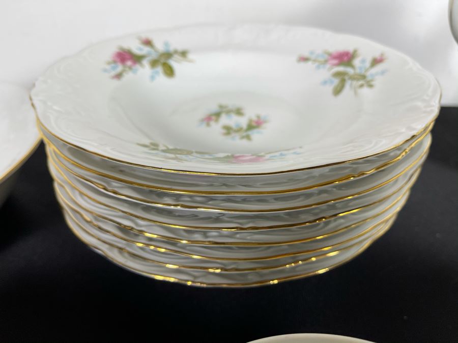 JUST ADDED - Wawel Poland China Set Gold Rim Apx Service For 8 - See Photos [Photo 17]