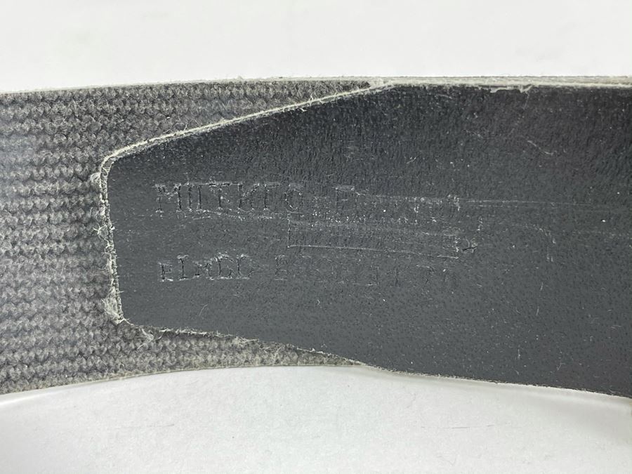 Vintage Soviet Union Belt Buckle With Leather Belt Adustable 40L [Photo 8]