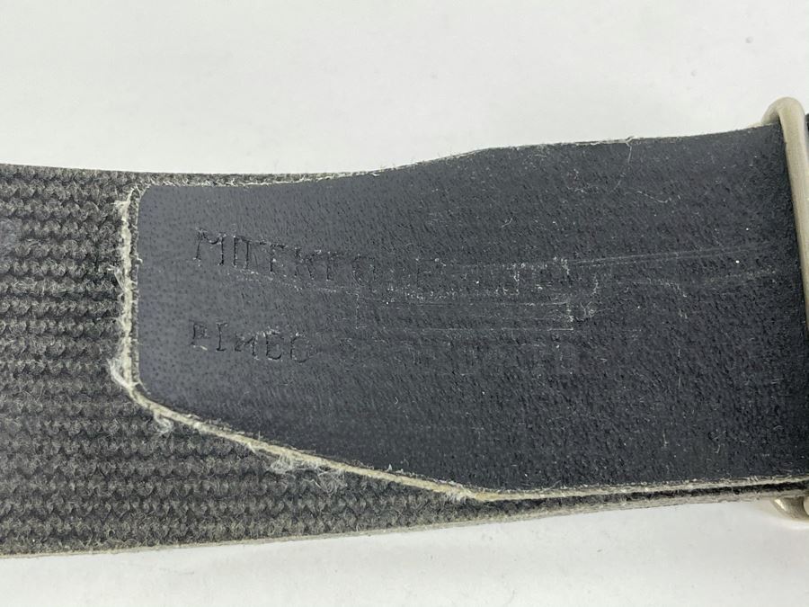 Vintage Soviet Union Belt Buckle With Leather Belt Adustable 40L [Photo 9]