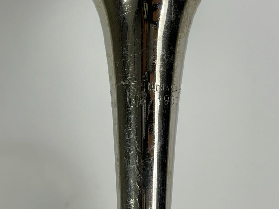 Vintage Soviet Union Russian Youth Group 'Pioneers' Trumpet With Moto Flag 22.5L [Photo 15]