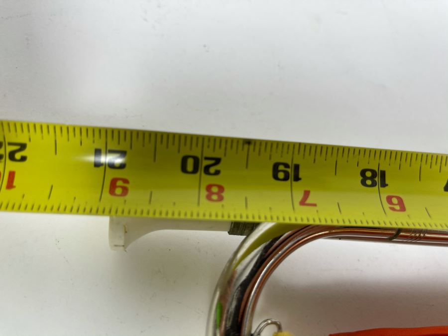 Vintage Soviet Union Russian Youth Group 'Pioneers' Trumpet With Moto Flag 21L [Photo 14]