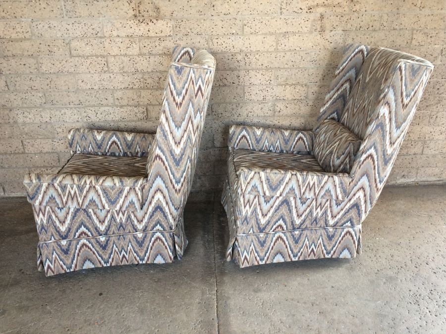 Mid-Century Wingback Chairs - Have Been Reupholstered [Photo 8]