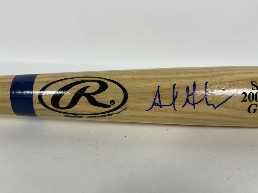 Hand Signed Adrian Gonzalez Baseball Bat From San Diego Padres 2007 Compadres Club Gold Star Member 32L [Photo 5]