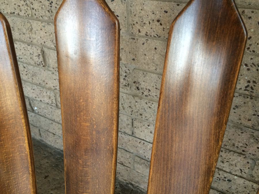 Vintage Solid Wood Rocker Rocking Chair Yugoslavia [Photo 6]