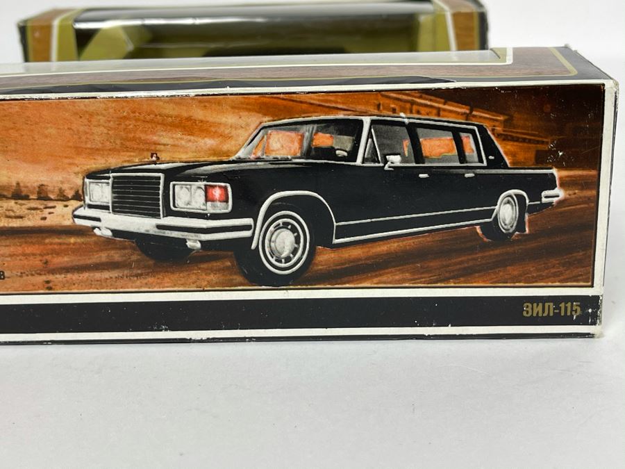 Pair Of Vintage New Old Stock Soviet Union USSR Diecast Model Gorbachev Limo Cars ZIL-115 RAF Scale Model [Photo 8]