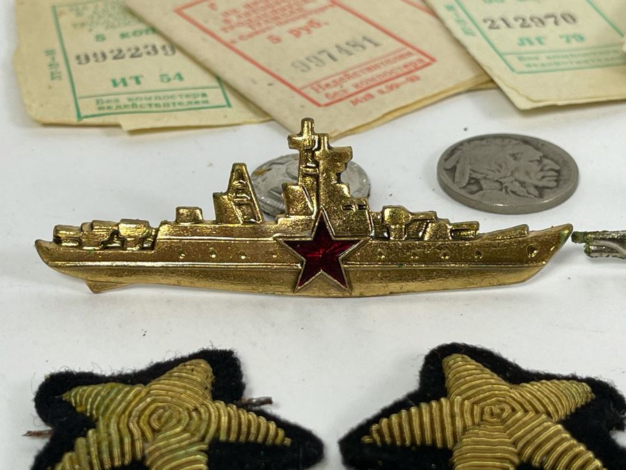 Collection Of Vintage USSR Soviet Union Military NAVY Submarine Medals Pins [Photo 7]