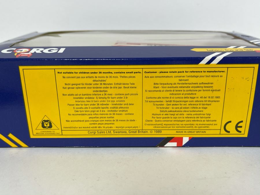 Just Added - Vintage New Old Stock Corgi Diecast London Bus And Taxi [Photo 6]