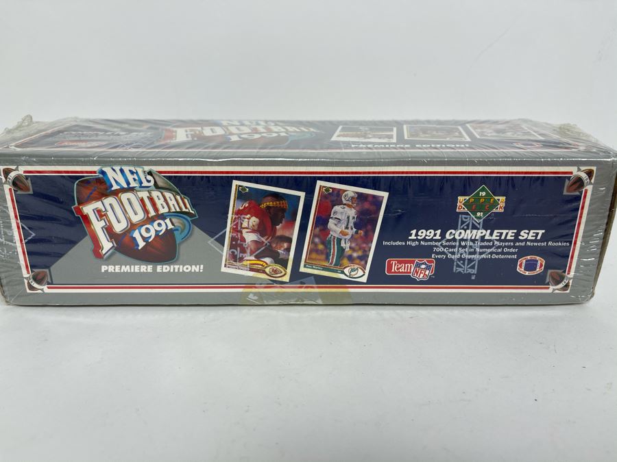 Sealed 1991 Upper Deck NFL Football Cards Premiere Edition Complete Set With Brett Favre Rookie Card [Photo 6]