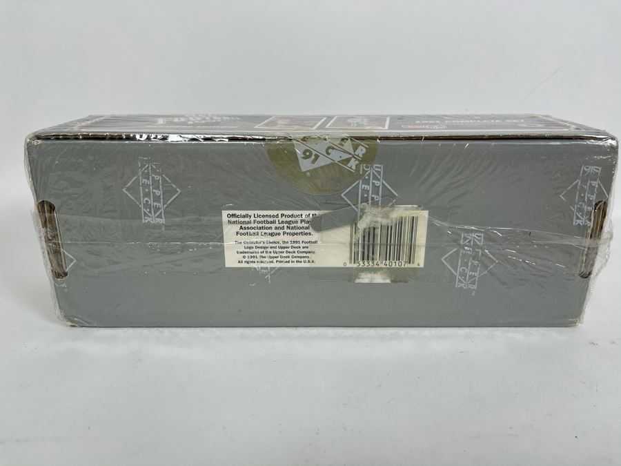Sealed 1991 Upper Deck NFL Football Cards Premiere Edition Complete Set With Brett Favre Rookie Card [Photo 5]