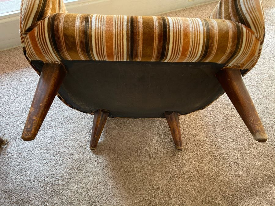 Pair Of Mid-Century Modern Upholsted Armchairs (Designer Unknown) Coronado Estate (CE) [Photo 10]