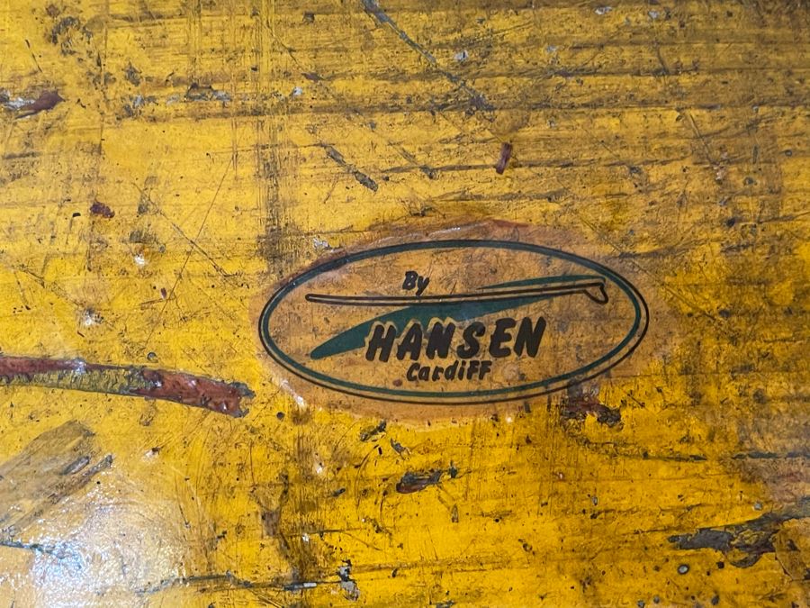 Vintage Authentic WW II Liberty Ship Hatch Cover Converted To Coffee Table [Photo 15]