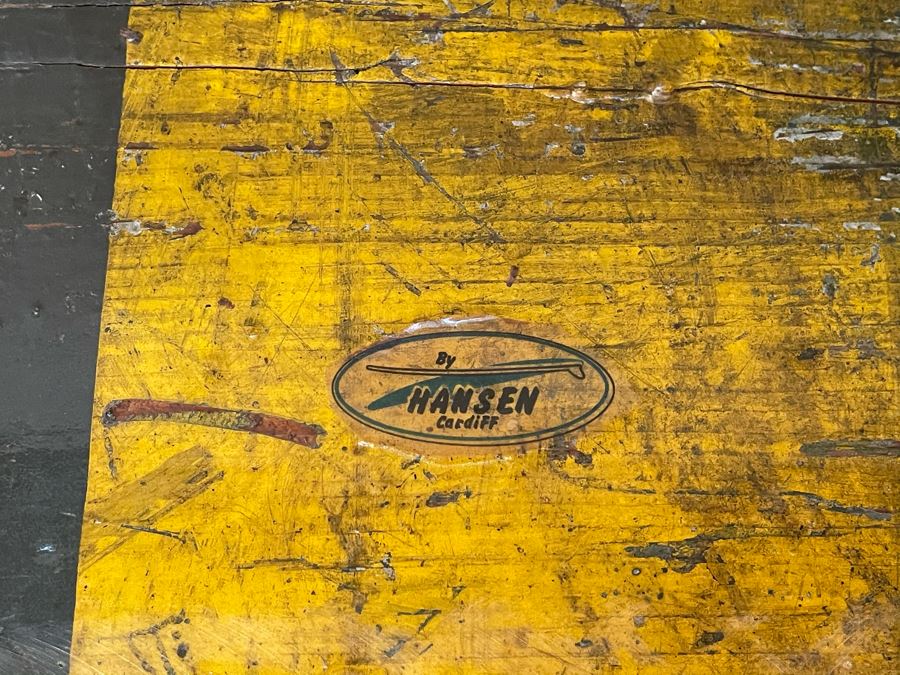 Vintage Authentic WW II Liberty Ship Hatch Cover Converted To Coffee Table [Photo 14]