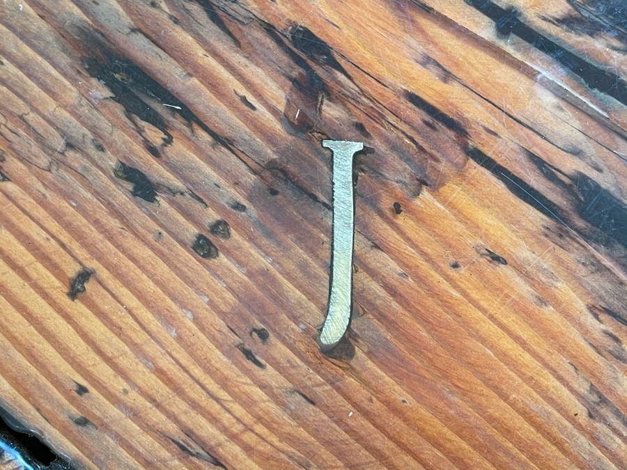 Vintage Authentic WW II Liberty Ship Hatch Cover Converted To Coffee Table [Photo 7]