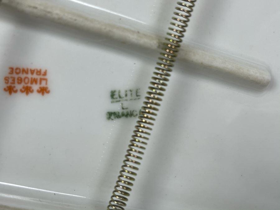 Hand Painted Limoges France Serving Platter 12.5 X 5.5 [Photo 8]