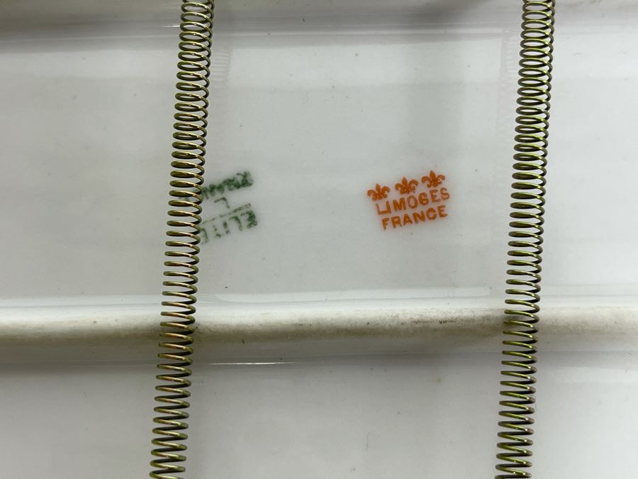 Hand Painted Limoges France Serving Platter 12.5 X 5.5 [Photo 7]