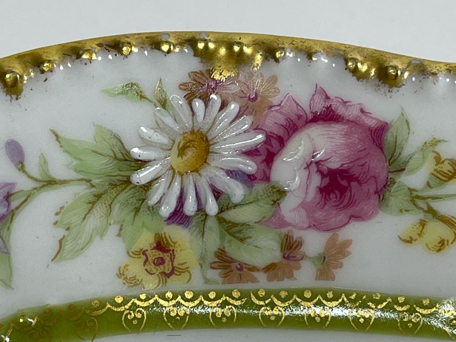 Hand Painted Limoges France Serving Platter 12.5 X 5.5 [Photo 9]