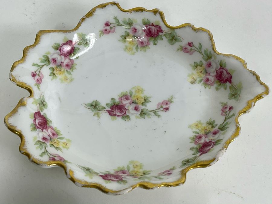 Elite Works Limoges France Gravy Boat With Dish 7.5W [Photo 5]