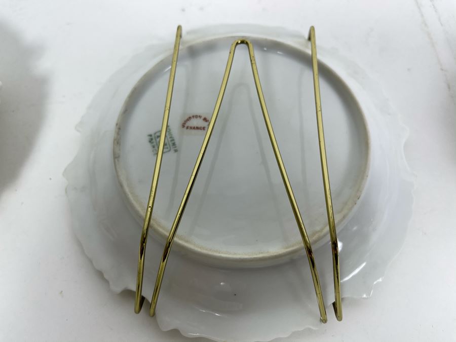 Set Of Five French T&V China Plates 6W [Photo 4]