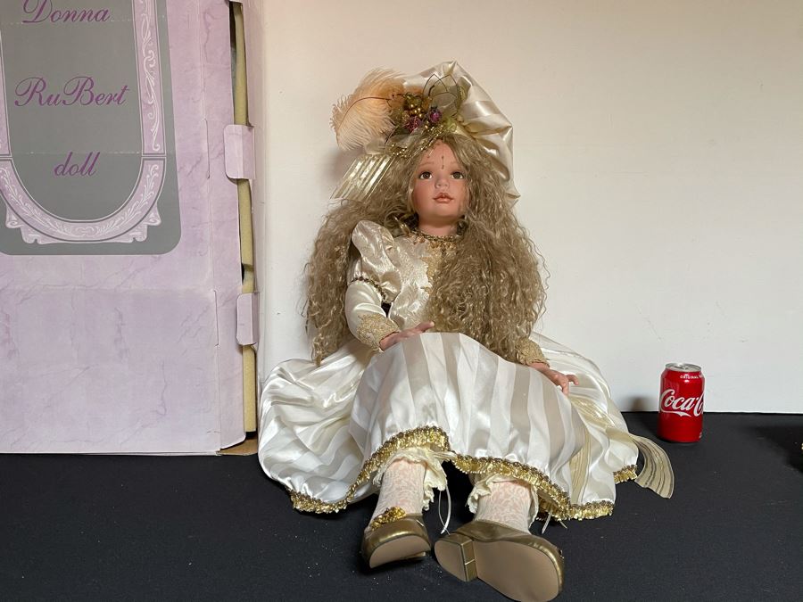 JUST ADDED - Tall Vintage 2003 Limited Edition Donna RuBert Doll 6 Of 400 With Box 38'H [Photo 3]