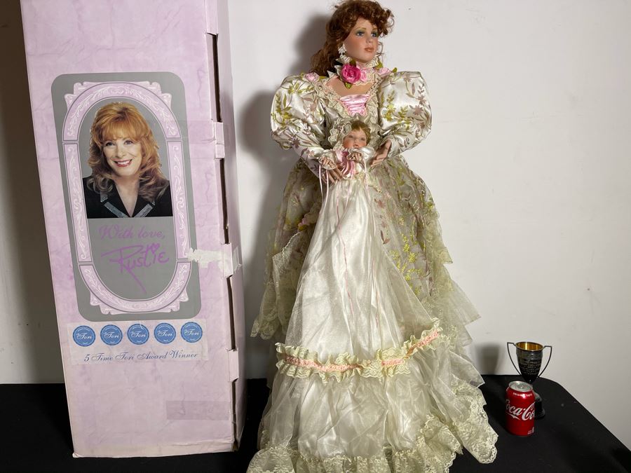 JUST ADDED - Tall Vintage 2001 Limited Edition Rustie Doll 356 Of 500 With Box 40'H [Photo 3]