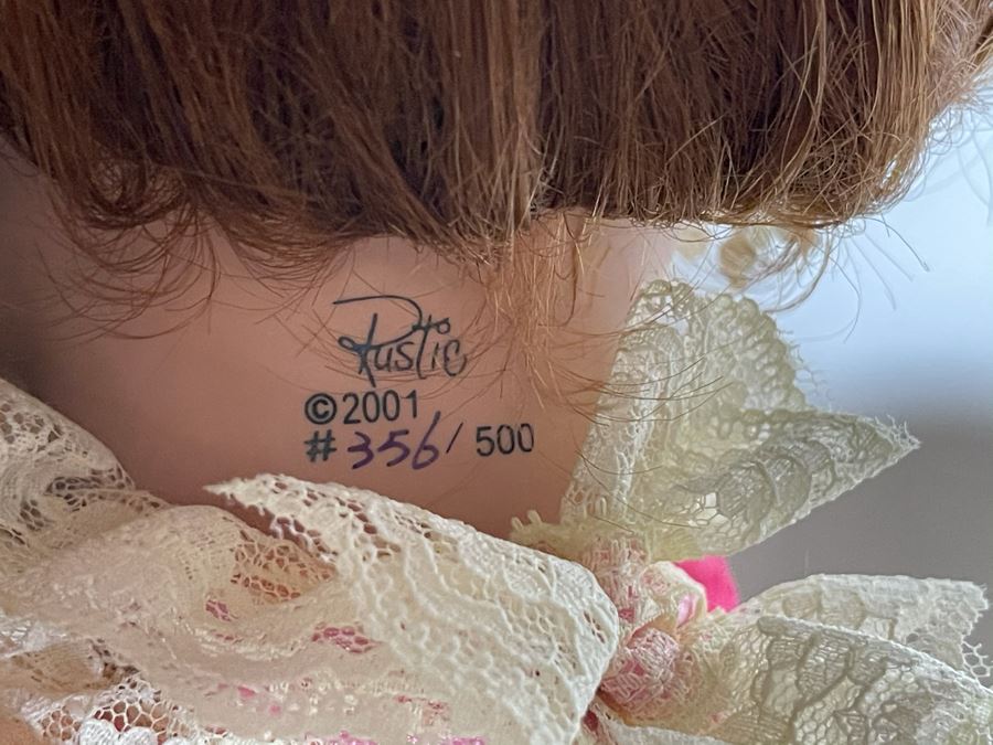 JUST ADDED - Tall Vintage 2001 Limited Edition Rustie Doll 356 Of 500 With Box 40'H [Photo 12]