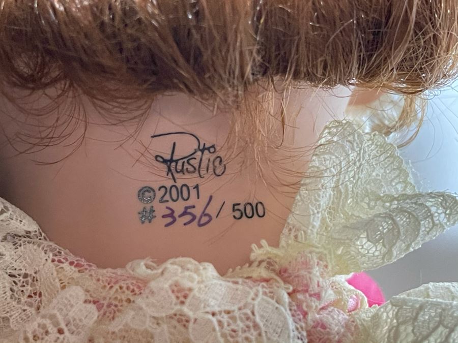 JUST ADDED - Tall Vintage 2001 Limited Edition Rustie Doll 356 Of 500 With Box 40'H [Photo 11]