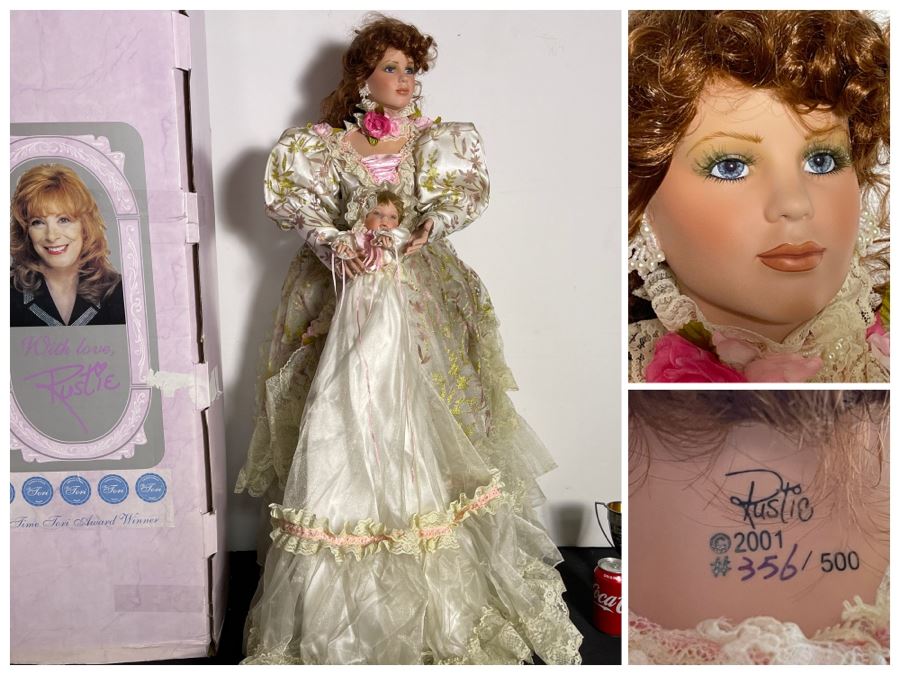 JUST ADDED - Tall Vintage 2001 Limited Edition Rustie Doll 356 Of 500 With Box 40'H [Photo 1]