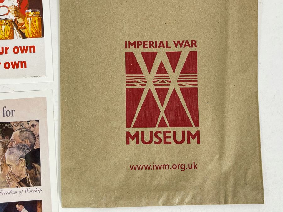 Set Of Eight New Postcards Featuring WWII Posters From The Imperial War Museum In England Plus Reprint Pamphlet Of 'Over There. Instructions FOr American Servicemen In Britain, 1942' [Photo 14]