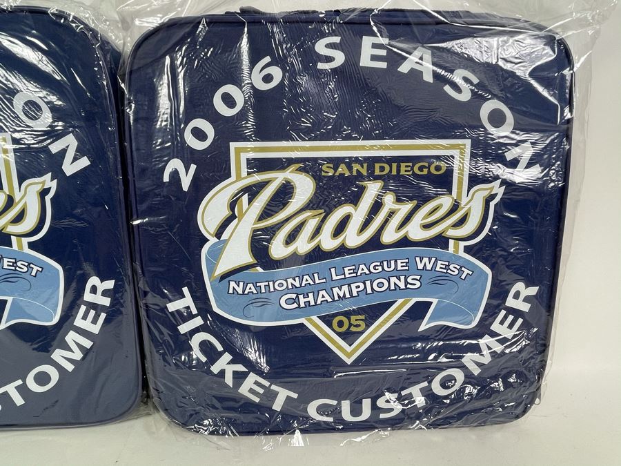 Pair Of New 2006 Season San Diego Padres Stadium Seat Cushions [Photo 2]