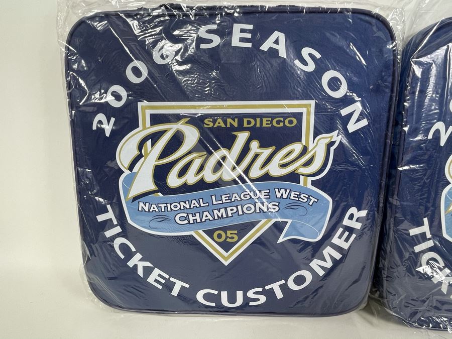 Pair Of New 2006 Season San Diego Padres Stadium Seat Cushions [Photo 3]